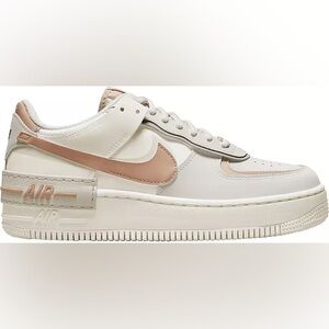 Nike Air Force 1 Low Shadow - Sail Fossil Light Bone - Size 11